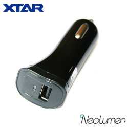 Xtar adaptateur auto 12v/USB 2,1A