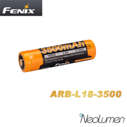 Accumulateurs 18650 Fenix ARB-L18- 3500 mAh